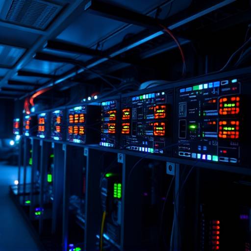 Illustration of network devices connected and being scanned, showing network discovery in action